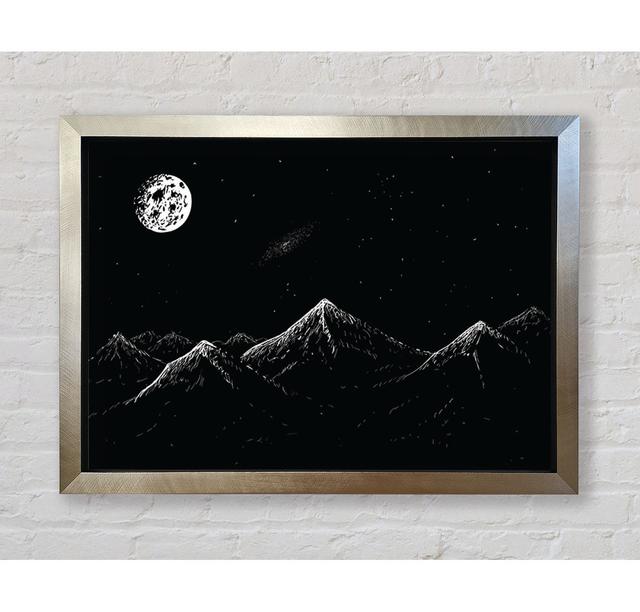 The Dark Side Of The Planet - Single Picture Frame Art Prints Bright Star Size: 100cm H x 141.4cm W x 3.4cm D on Productcaster.