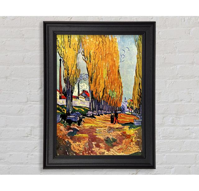 Van Gogh Les Alyscamps Framed Print Rosalind Wheeler Size: 29.7cm H x 42cm W on Productcaster.