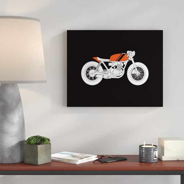 'Cafe Racer 2' by Ayarti Graphic Art on Wrapped Canvas East Urban Home Size: 41cm H x 51cm W x 3.8cm D on Productcaster.