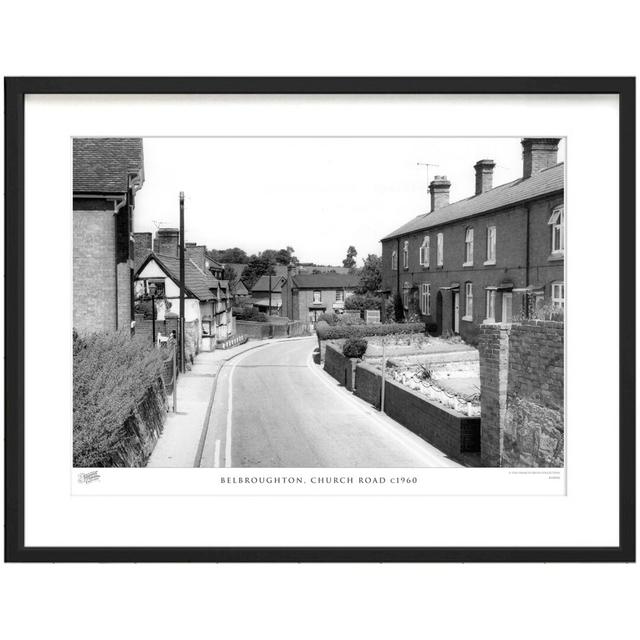 Belbroughton, Church Road C1960 by Francis Frith - Single Picture Frame Print The Francis Frith Collection Size: 45cm H x 60cm W x 2.3cm D on Productcaster.