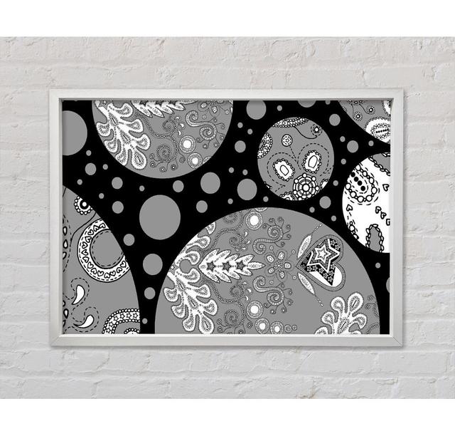 Planets Grey Framed Print Bright Star Size: 59.7cm H x 84.1cm W x 3.3cm D on Productcaster.