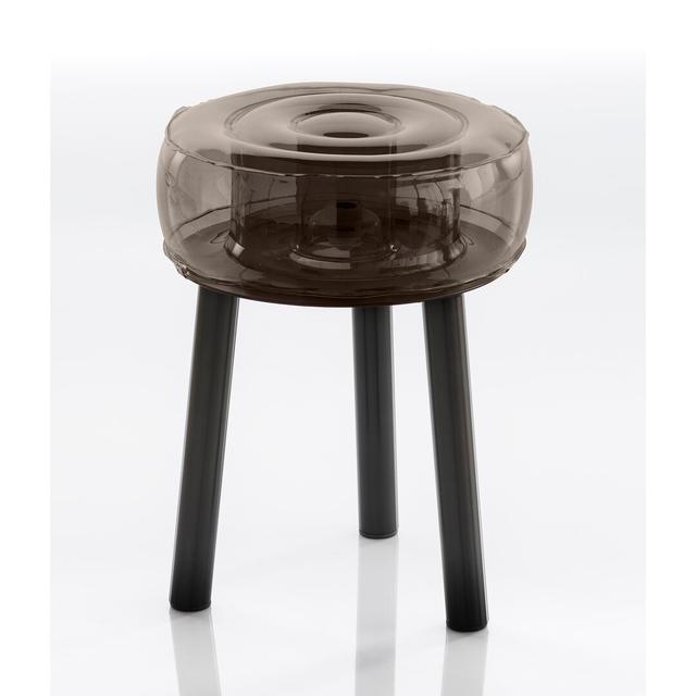 FLOOFY Metal Stool Mojow Seat Colour: Black on Productcaster.