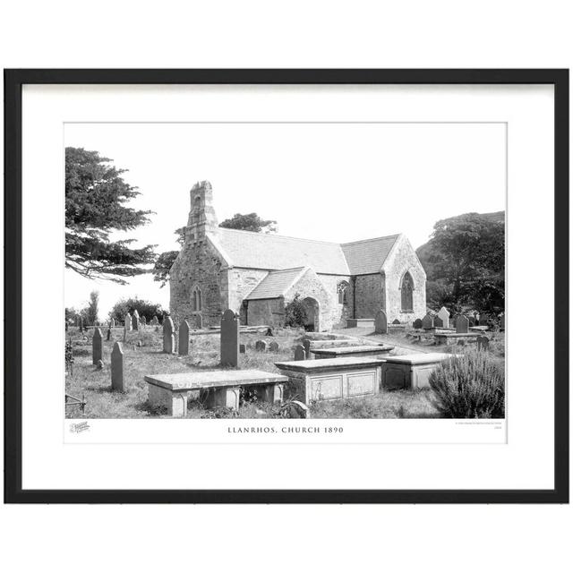 Llanrhos, Church 1890 - Single Picture Frame Print The Francis Frith Collection Size: 28cm H x 36cm W x 2.3cm D on Productcaster.