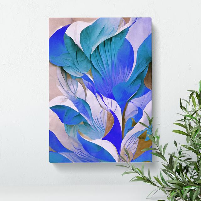 Modern Abstract Floral No.3 - Wrapped Canvas Graphic Art ClassicLiving Size: 60cm H x 40cm W x 3cm D on Productcaster.