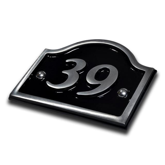 12cm Jaclynn Surface/Flush Mount House Number Dakota Fields Number: 39 on Productcaster.