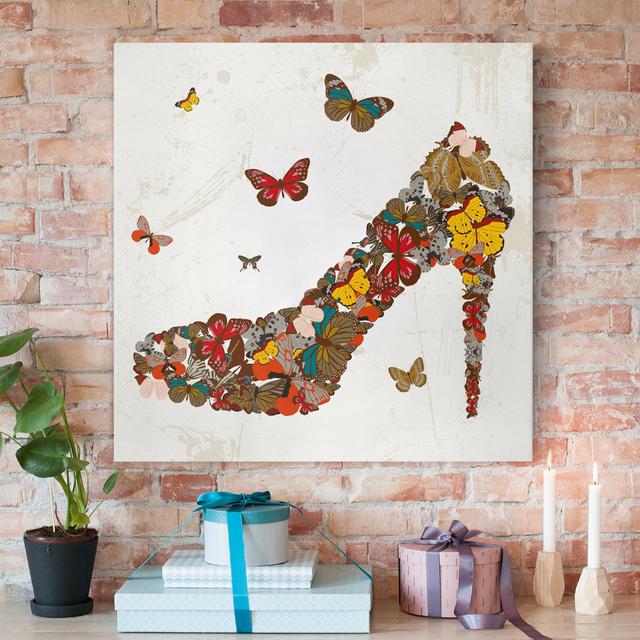 Favorite Shoe - Wrapped Canvas Graphic Art August Grove Format: 260g/m² Canvas, Size: 60cm H x 60cm W on Productcaster.