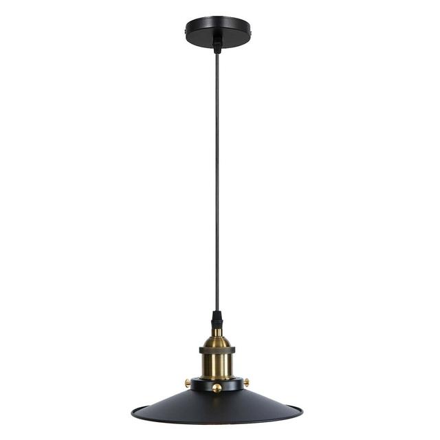 Northside 1 - Light Black Gold Cone Pendant Breakwater Bay on Productcaster.