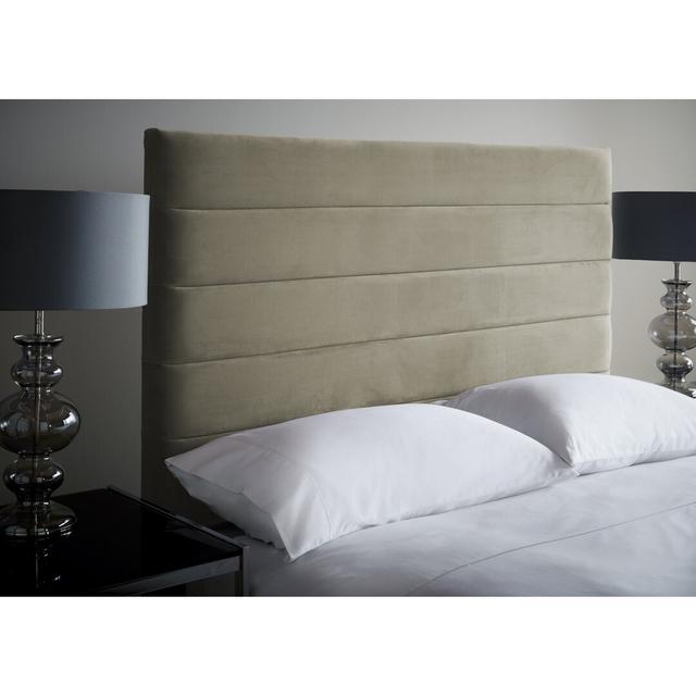 Alivia Upholstered Headboard Etta Avenue Size: Single (3'), Colour: Cedar on Productcaster.