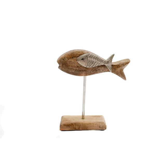 Ahana Medium Fish Figurine House of Hampton on Productcaster.