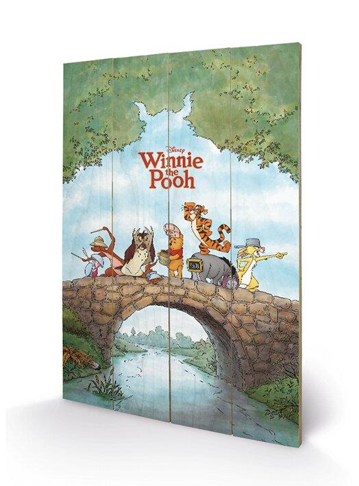 Winnie The Pooh Vintage Advertisement on Wood Disney on Productcaster.