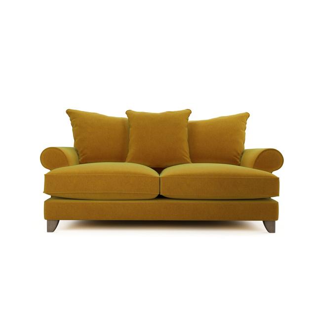 Sofa Amadas Rosalind Wheeler Polsterfarbe: Gelb on Productcaster.