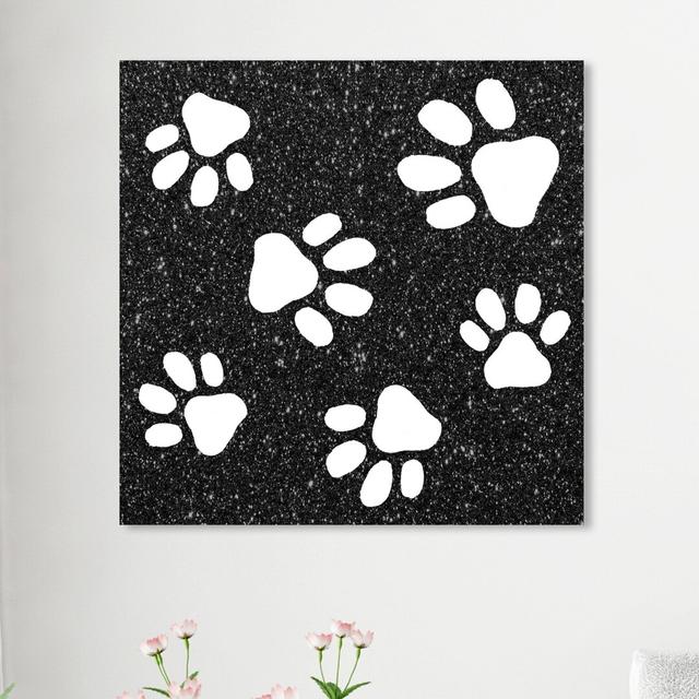 Paws - Wrapped Canvas Print East Urban Home Size: 101.6 cm H x 101.6 cm W x 5.1 cm D on Productcaster.