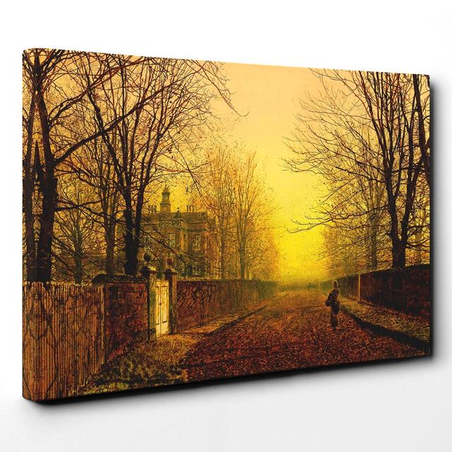 'Golden Autumn' by Painting Print on Canvas East Urban Home Size: 70cm H x 100cm W on Productcaster.