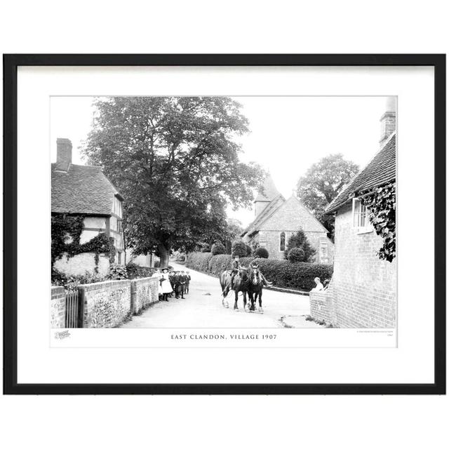 East Clandon, Village 1907 by Francis Frith - Single Picture Frame Print The Francis Frith Collection Size: 40cm H x 50cm W x 2.3cm D on Productcaster.