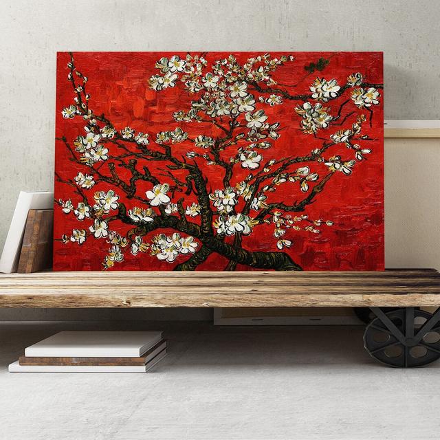 'Almond Blossom Tree 1' by Vincent Van Gogh - Wrapped Canvas Painting Print Big Box Art Size: 50cm H x 76cm W on Productcaster.