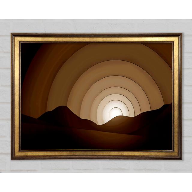 Gerahmtes Wandbild Chocolate Rainbow Horizon Perspections Größe: 59,1 cm H x 84,1 cm B x 1,5 cm T on Productcaster.