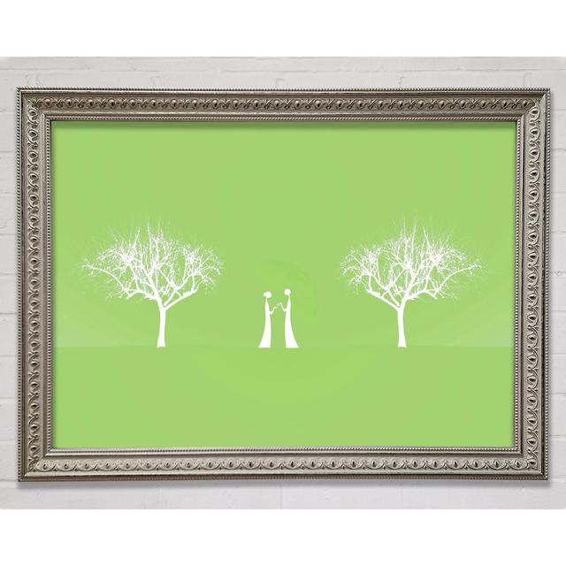 Single Picture Frame Art Prints Ophelia & Co. Colour: Green, Size: 42.1cm H x 59.7cm W on Productcaster.