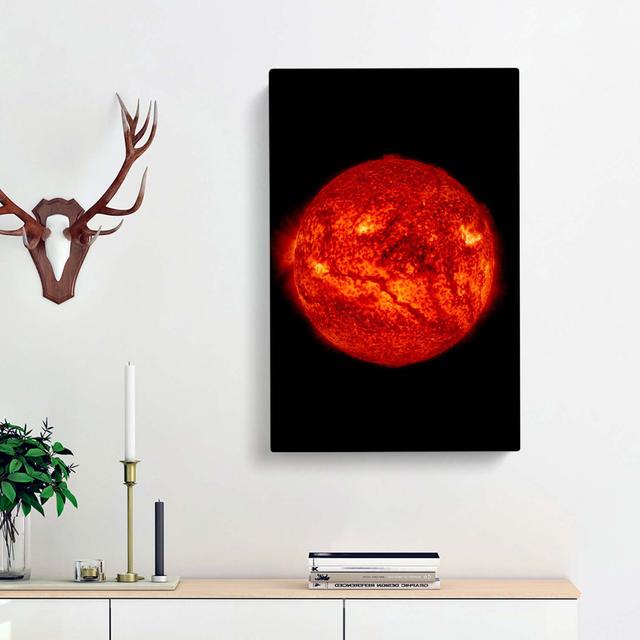 Giant Filament On The Sun - Wrapped Canvas Print East Urban Home Size: 76cm H x 50cm W x 3cm D on Productcaster.