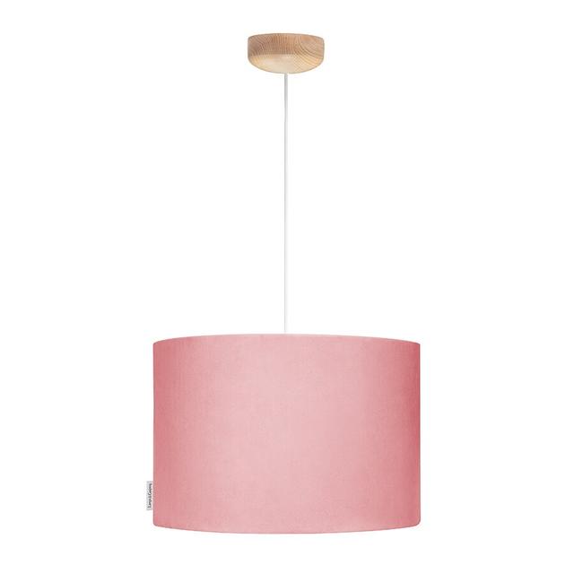 - Light Brown Drum Pendant LampsCo Shade Colour: Pink on Productcaster.