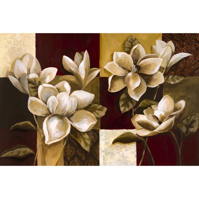 Spice Blooms - Wrapped Canvas Painting ClassicLiving Size: 61cm H x 91cm W x 3.8cm D on Productcaster.