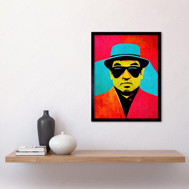 Pop Art Bright Jazz Musician Sunglasses - Single Picture Frame Print Wee Blue Coo on Productcaster.