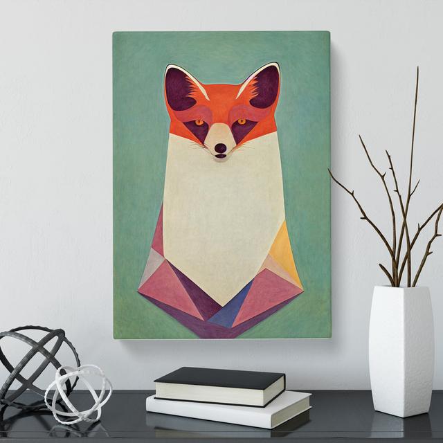 CAN-V0523-314X Bust Of A Fox - Wrapped Canvas Print Alpen Home Size: 60cm H x 40cm W x 3cm D on Productcaster.