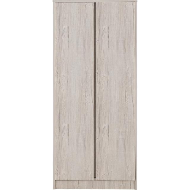 Braunstein 2 Door Wardrobe 17 Stories Finish: Urban Snow on Productcaster.