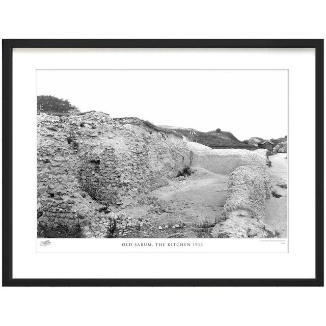 Old Sarum, The Kitchen 1913 by Francis Frith - Single Picture Frame Print The Francis Frith Collection Size: 28cm H x 36cm W x 2.3cm D on Productcaster.