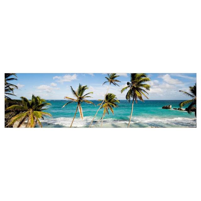 Barna Beach of Barbados 50 x 175cm PVC Tile in Green/Blue Highland Dunes on Productcaster.