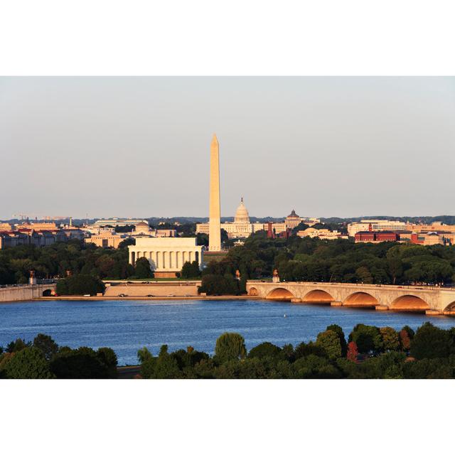 Washington Dc Skyline by Fstockfoto - Wrapped Canvas Photograph 17 Stories Size: 30cm H x 46cm W on Productcaster.