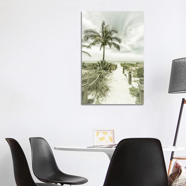 Path To The Beach | Vintage Bay Isle Home Size: 101.5cm H x 66cm W x 1.9cm D on Productcaster.