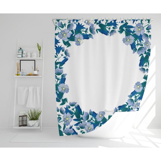 Hornice Polyester Shower Curtain Rosalind Wheeler Size: 168cm H x 168cm W on Productcaster.