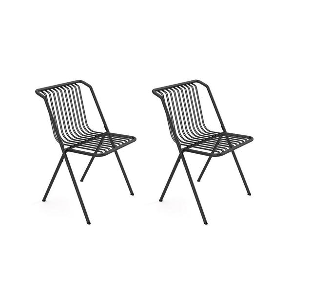 Atahan (Set of 2) 17 Stories Colour: Matte Black on Productcaster.