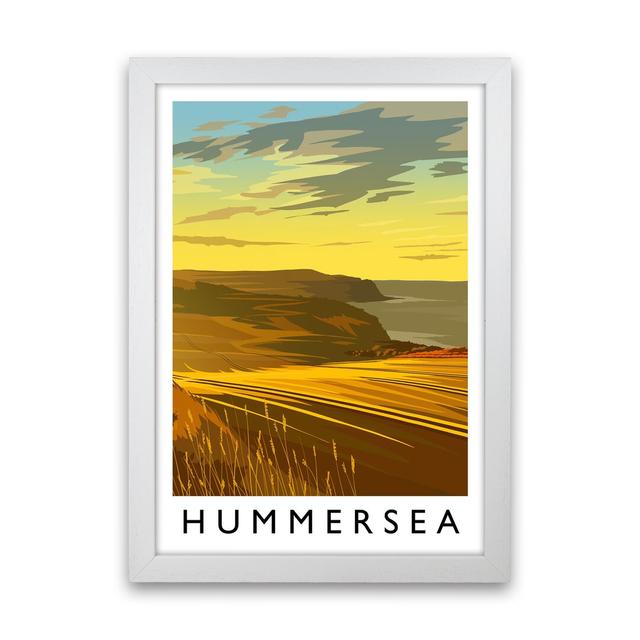 Hummesea Portrait by Richard O'Neill - Graphic Art Print Corrigan Studio Size: 46cm H x 34cm W x 3cm D, Format: White Framed on Productcaster.