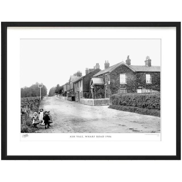 Ash Vale, Wharf Road 1906 by Francis Frith - Single Picture Frame Print The Francis Frith Collection Size: 28cm H x 36cm W x 2.3cm D on Productcaster.