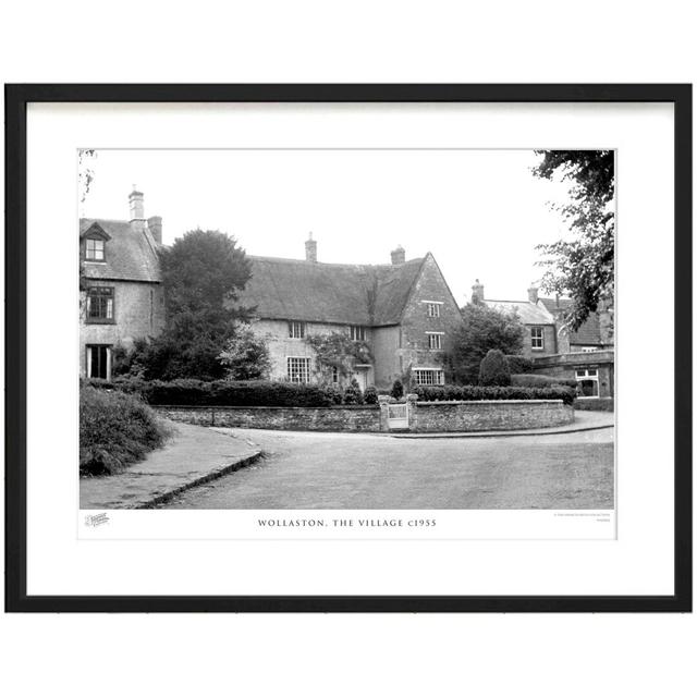 'Wollaston, the Village C1955' - Picture Frame Photograph Print on Paper The Francis Frith Collection Size: 28cm H x 36cm W x 2.3cm D on Productcaster.