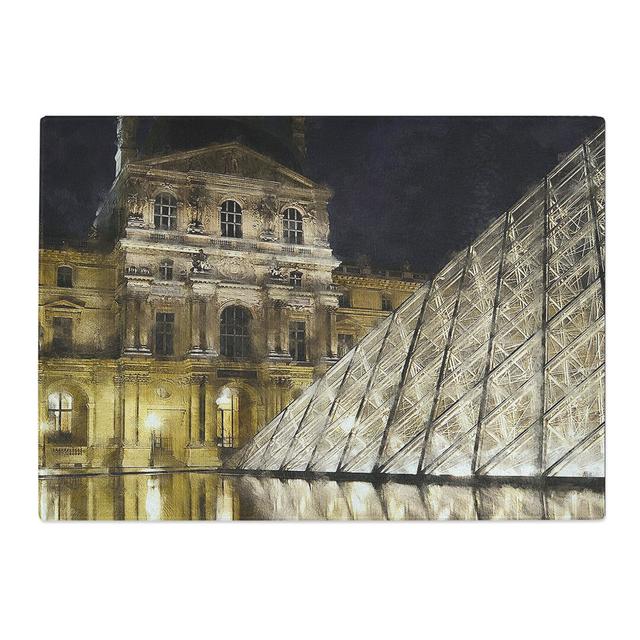 The Louvre in Paris Vol.1 Painting Chopping Board East Urban Home Size: 28.5cm W x 39cm L on Productcaster.