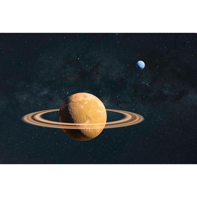 Planets In Space Composite - Print 17 Stories Size: 61cm H x 91cm W on Productcaster.