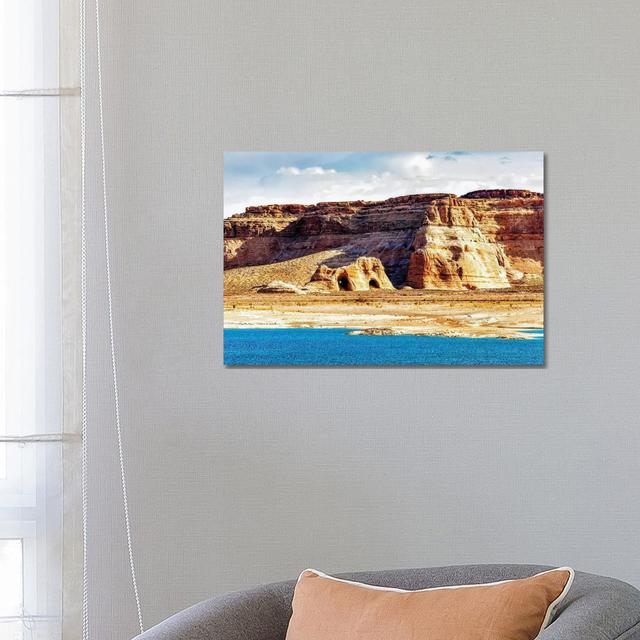 Coves On Shore Of Lake Powell by Susan Schmitz - Wrapped Canvas Gallery-Wrapped Canvas Giclée Alpen Home Size: 45.72cm H x 66.04cm W x 3.81cm D on Productcaster.