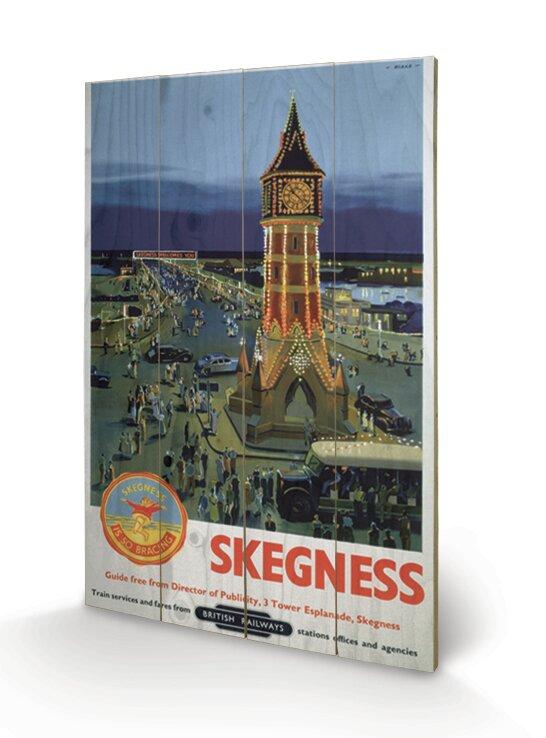 Skegness #3 Vintage Advertisement Maturi Mount Colour: No Mount, Format: Wood, Size: 59cm H x 40cm W on Productcaster.