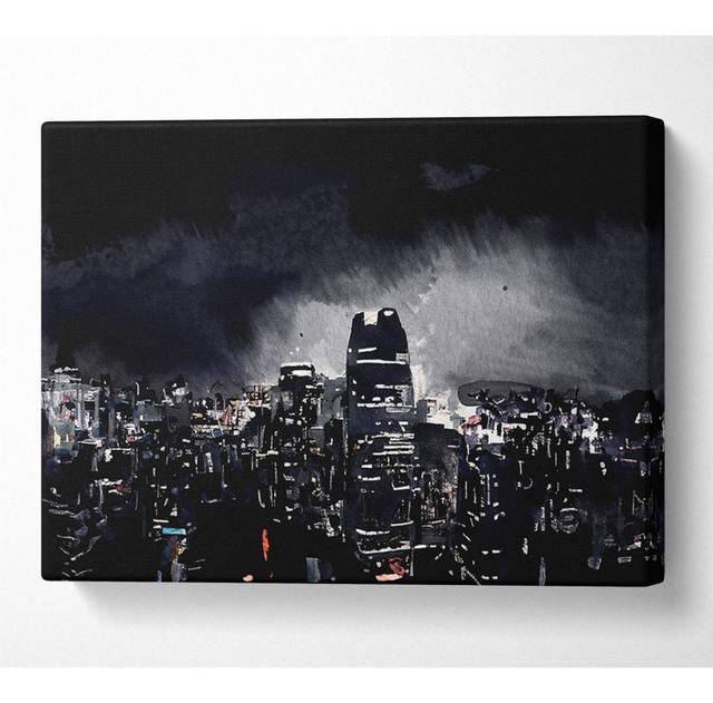 City Of Doom - Wrapped Canvas Art Prints Latitude Run Size: 81cm H x 121.9cm W x 10cm D on Productcaster.