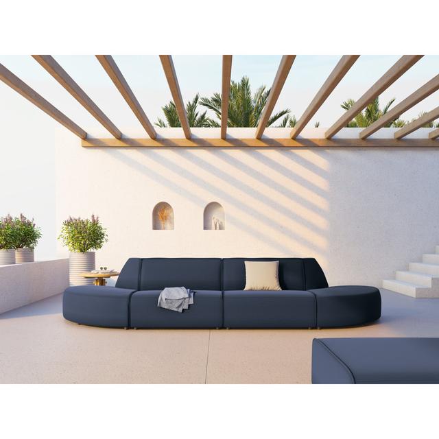 Gartensofa mit Kissen Calme Jardin Farbe: Grau on Productcaster.