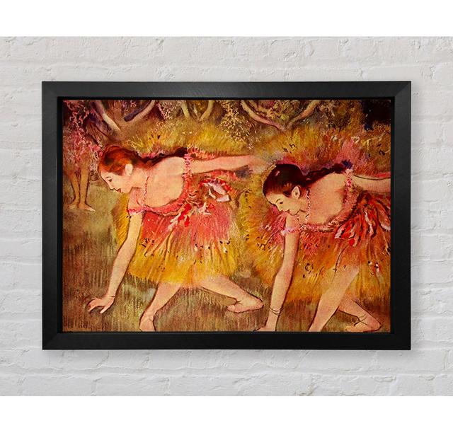 Ballet Dancers - Single Picture Frame Art Prints Rosdorf Park Format: Black Framed Paper, Size: 59.7cm H x 84.1cm W x 3.4cm D on Productcaster.