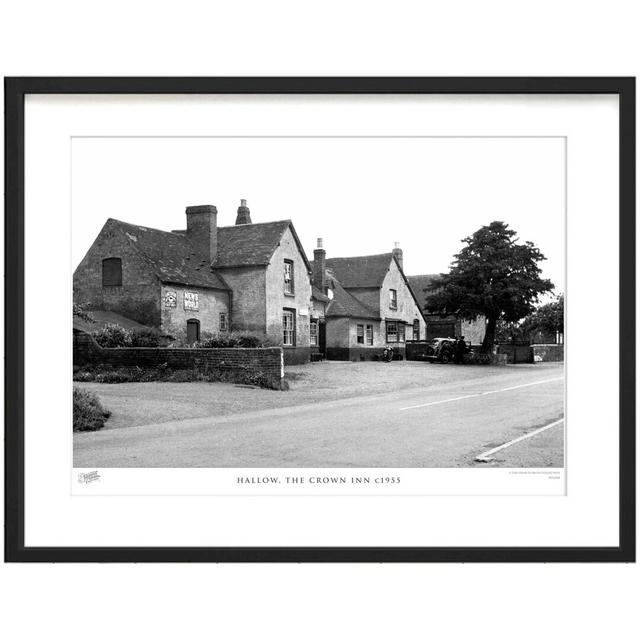 'Hallow, the Crown Inn C1955' by Francis Frith - Picture Frame Photograph Print on Paper The Francis Frith Collection Size: 40cm H x 50cm W x 2.3cm D on Productcaster.