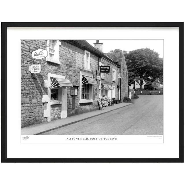 'Alstonefield, Post Office C1955' - Picture Frame Photograph Print on Paper The Francis Frith Collection Size: 45cm H x 60cm W x 2.3cm D on Productcaster.