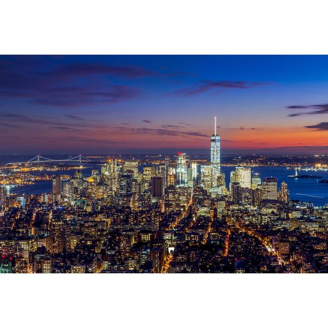 New York City Skyline - Wrapped Canvas Photograph 17 Stories Size: 51cm H x 76cm W on Productcaster.