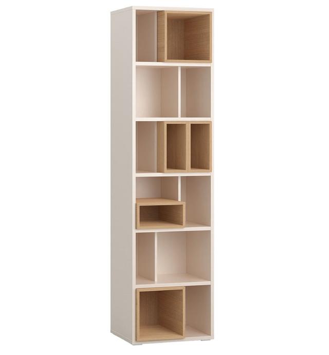 Geometrisches Bücherregal Huffine Brayden Studio Größe: 206 cm H x 40,4 cm B x 54 cm T on Productcaster.