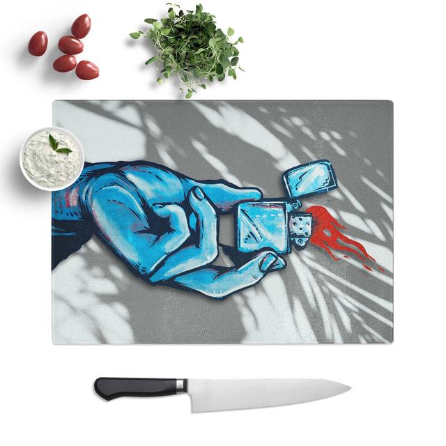 Lighter Chopping Board East Urban Home Size: 20cm W x 28.5cm L on Productcaster.