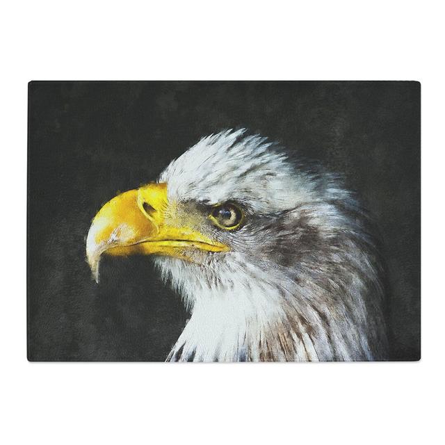 Bald Eagle Vol.1 Painting Chopping Board East Urban Home Size: 0.4cm H x 20cm W x 29cm L on Productcaster.