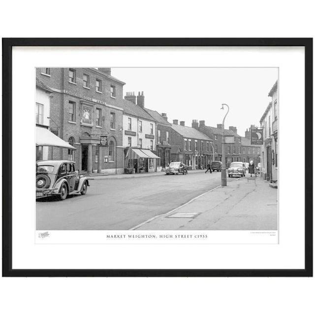 'Market Weighton, High Street C1955' by Francis Frith - Picture Frame Photograph Print on Paper The Francis Frith Collection Size: 45cm H x 60cm W x 2 on Productcaster.